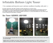 آموزش شب سه پایه LED بالن روشنایی برای پلیس نظامی 500W 230V