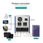 سیستم تمام اتوماتیک تولید برق خورشیدی 220 ولت 1 کیلووات کنترل اینورتر خارج از شبکه خانگی