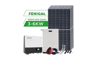 سیستم برق پانل خورشیدی One Stop Solutions 3KW 6KW مجموعه کامل هیبریدی