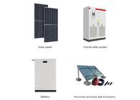 سیستم انرژی خورشیدی با کارایی بالا 30KW -150KW با Lifepo4 یا باتری لیتیوم