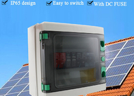 15A خورشیدی PV ترکیب جعبه قطع کننده مدار 2 رشته پلاستیکی پانل خورشیدی 550VDC