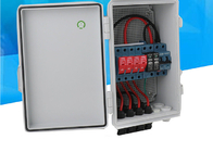 جعبه ترکیب کننده 15A PV پلاستیکی 4 رشته 550VDC قطع کننده مدار برای پانل خورشیدی