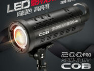 نور چراغ عکس SL200W Pro LED ، چراغ های قابل حمل برای عکاسی دمای رنگ 5500K