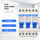 Chint NXB-40 DPN Mini Breaker Circuit Breaker Circuit 6 ~ 40A، Icn = 4500A، 1P + N 18mm ماژول تک برای حفاظت از مدار AC230V استفاده