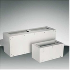 جعبه محفظه توزیع برق ورق فولادی پایه دیواری دو درب IP55 IK 10
