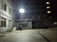 برج نور بادکنک ایمنی 600 ولت ال ای دی: ایده آل برای روشنایی جاده و تعمیرات ساختمان