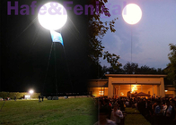 کمپین تبلیغاتی چراغ بادکنک تزئینی ماه LED 400w 600W 800W سفارشی
