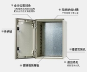 جعبه توزیع پلی استر Smc / Dmc ضد آب و هوا محفظه فایبرگلاس Frpgrp