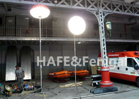 چراغ های بالون سه پایه 400 واتی LED Glare رایگان برای محیط های باز صنعتی و نجات 4x100w