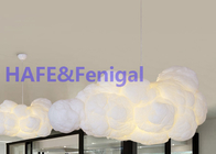لامپ نورپردازی ابری ابریشم ابریشم لوستر عاشقانه 2000W 150cm