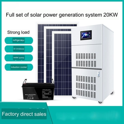 20kW سیستم تولید انرژی خورشیدی 220v خانه کنترل اینورتر 60HZ