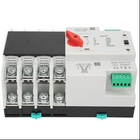 دو قدرت اتوماتیک انتقال سوئیچ پاسخ حساس بالا قطع کننده مدار تغییر 220V (100/4P)
