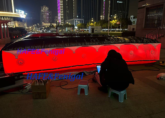6M*5M*1M PAD بالون نورپردازی فیلمی بدون فلک