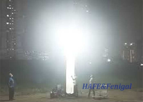 برج نور پرتابی ایمنی HMI 1000W مناسب برای روشنایی صنعتی در فضای باز در شب 360 درجه
