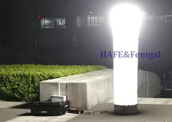 برج روشنایی قابل حمل (3-5)m Led 1000W روشنایی بیرونی