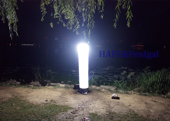 چراغ اورژانسی قابل حمل برج نورپردازی 1000W باتری هالید فلزی قابل شارژ