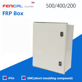 SMC Polyester FRP Box 220/380V Box توزیع برق IP66 Box الکتریکی ضد آب