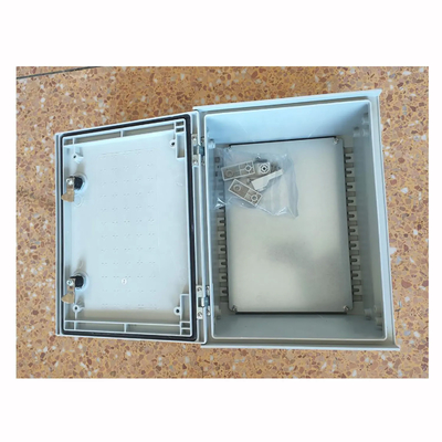 IP66 آبپاش دیوار نصب شده فیبرگلاس محفظه با پوشش جامد 600 * 500 * 230mm