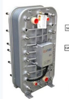 5.1-7.67m3/Hr یون خالص CEDI LX-Z IP-LXM45Z-5 با فرآیند سازگار با محیط زیست