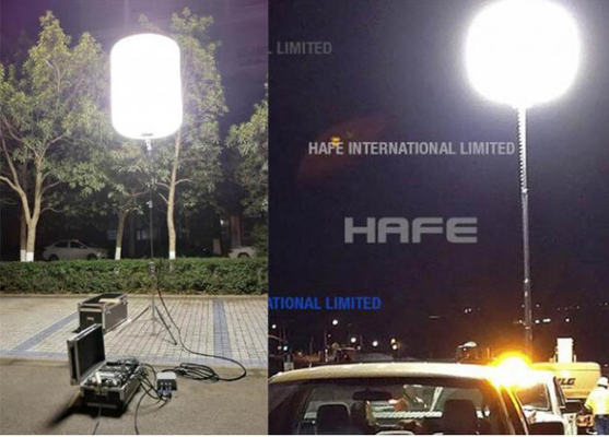 چراغ بالونی LED 1000W خورشیدی، چراغ سه پایه ضروری برای نجات در زلزله