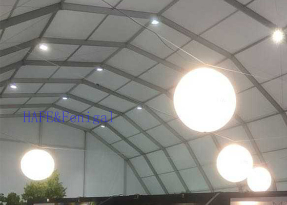 چراغ بالونی رویداد LED سفید یا RGBW با توان 400 وات، 1.6 متر / 5.2 فوت، با پایه سه پایه، داربست یا آویزان از سقف