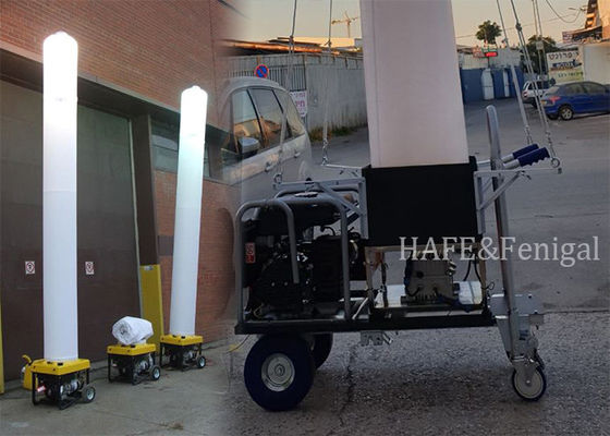 COLUMUS HMI1000W برج روشنایی اضطراری پرتابی 360 ° راه حل قابل حمل در فضای باز بدون درخشش