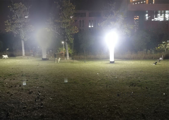 برج روشنایی بادی بدون تابش خیره کننده 1200 وات 60 هرتز سیستم اضطراری برای استفاده پرتابل در فضای باز در شب