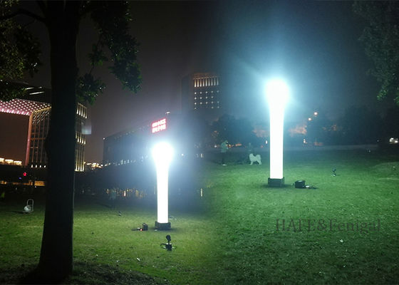 برج روشنایی بادی بدون تابش خیره کننده 1200 وات 60 هرتز سیستم اضطراری برای استفاده پرتابل در فضای باز در شب