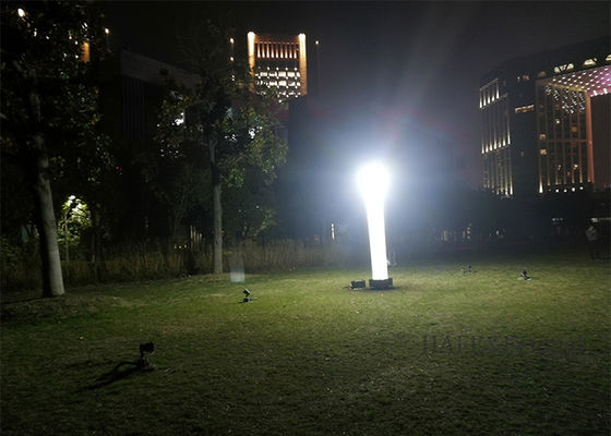 برج روشنایی بادی بدون تابش خیره کننده 1200 وات 60 هرتز سیستم اضطراری برای استفاده پرتابل در فضای باز در شب