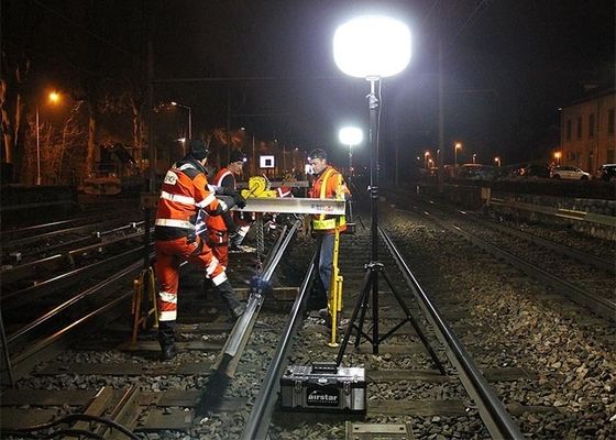 برج نور LED بادی 400 وات نور نرم برای مناطق کاری نصب آسان