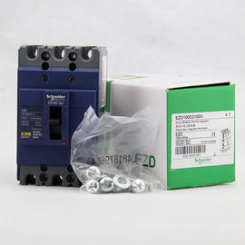 EZD قالب مورد شکن صنعتی صنعتی 3 4 قطب 16 ~ 100A 125 ~ 630A 25kA 36kA 50kA 380V 415V