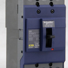 EZD قالب مورد شکن صنعتی صنعتی 3 4 قطب 16 ~ 100A 125 ~ 630A 25kA 36kA 50kA 380V 415V