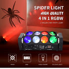 هد متحرک پرتوی عنکبوتی LED 8X12W ، چراغ عنکبوتی LED DJ RGBW 96Watt DMX 512