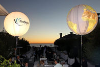 چراغ قهوه ای LED Moon Balloon Light 120V 600w Softlight برای جشنواره و دکوراسیون مهمانی و برندسازی