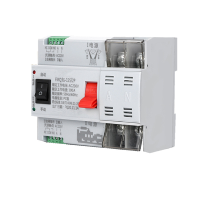 سوئیچ انتقال خودکار AC220V دو توان ATS 2P 4P جریان بالا