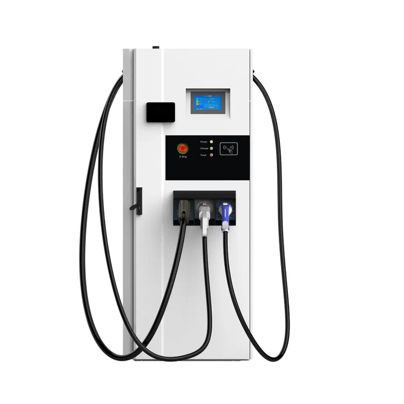 ایستگاه شارژر خودروی الکتریکی CCS DC چند استاندارد با CHAdeMO / GB-T / 60kw/120kw
