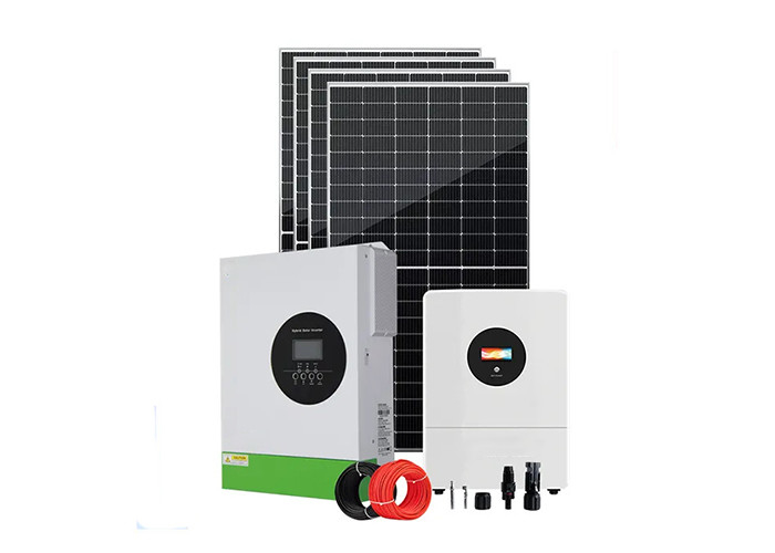 5.5kW سیستم ذخیره انرژی انرژی خورشیدی خارج از شبکه بسته کامل سیلیکون تک کریستال