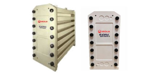 Veolia E-Cell* EDI MK-3PharmHT ماژول Stack edi جریان 3.4 m3/h (15 gpm) ، رسانایی کمتر از 109μs/Cm