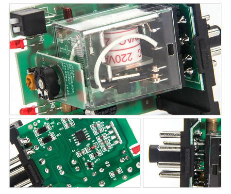 رله تایمر آنالوگ 12V 24V 36V ، برق در خاموش تأخیر تأخیر برق 380v 220v 0.5s ~ 24h