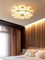 نورپردازی LED داخلی مس ، لامپ شیشه ای سقف ، اتاق خواب 10 ~ 50W کافه رستوران
