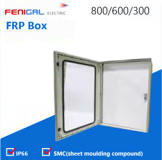 SMC Polyester FRP Box 220/380V Box توزیع برق IP66 Box الکتریکی ضد آب
